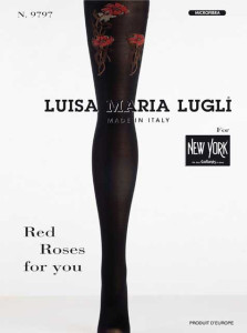 Dark Red Colored Hosiery Trend 